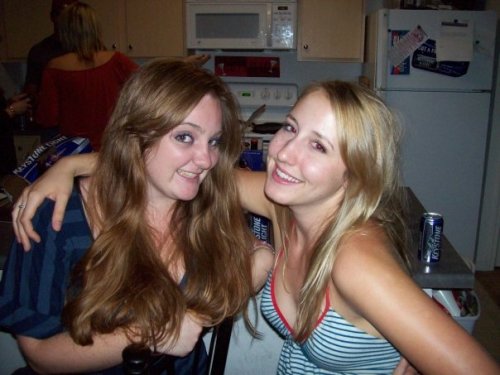 One of the First Nights We Hung Out... Little Freshman Babies! Hello, Awkward Half-Hug